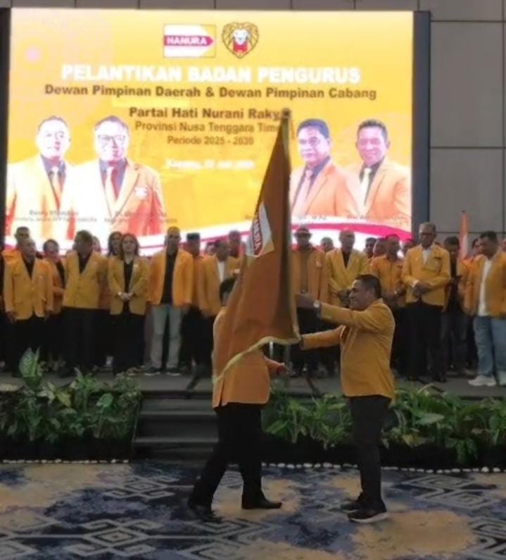 Anton Natun Kembali Pimpin Hanura Kabupaten Kupang, Siap Kibarkan Panji hingga Pelosok