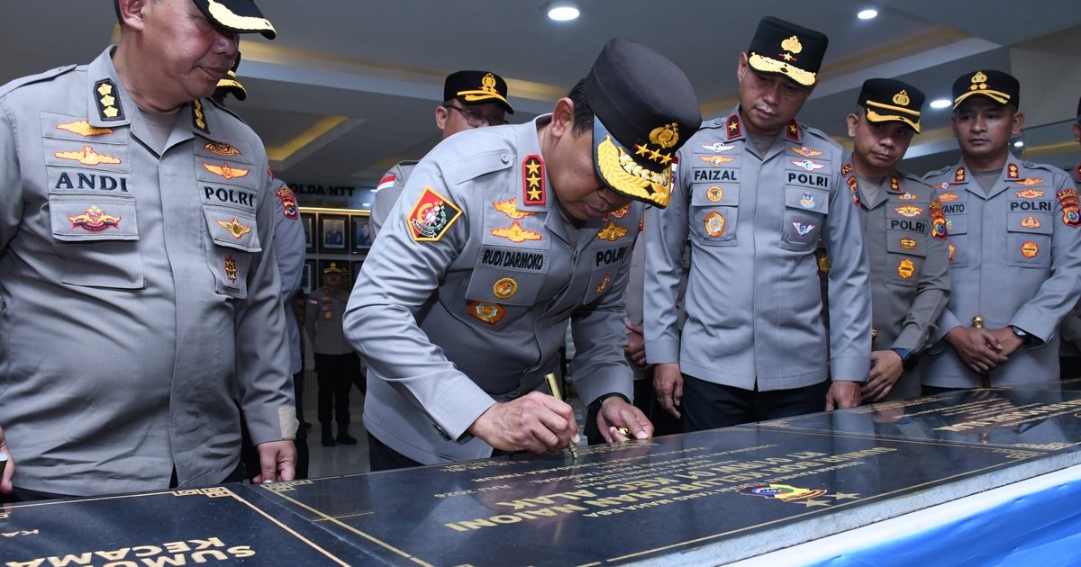 Kalemdiklat Polri Resmikan 33 Sumur Bor di NTT