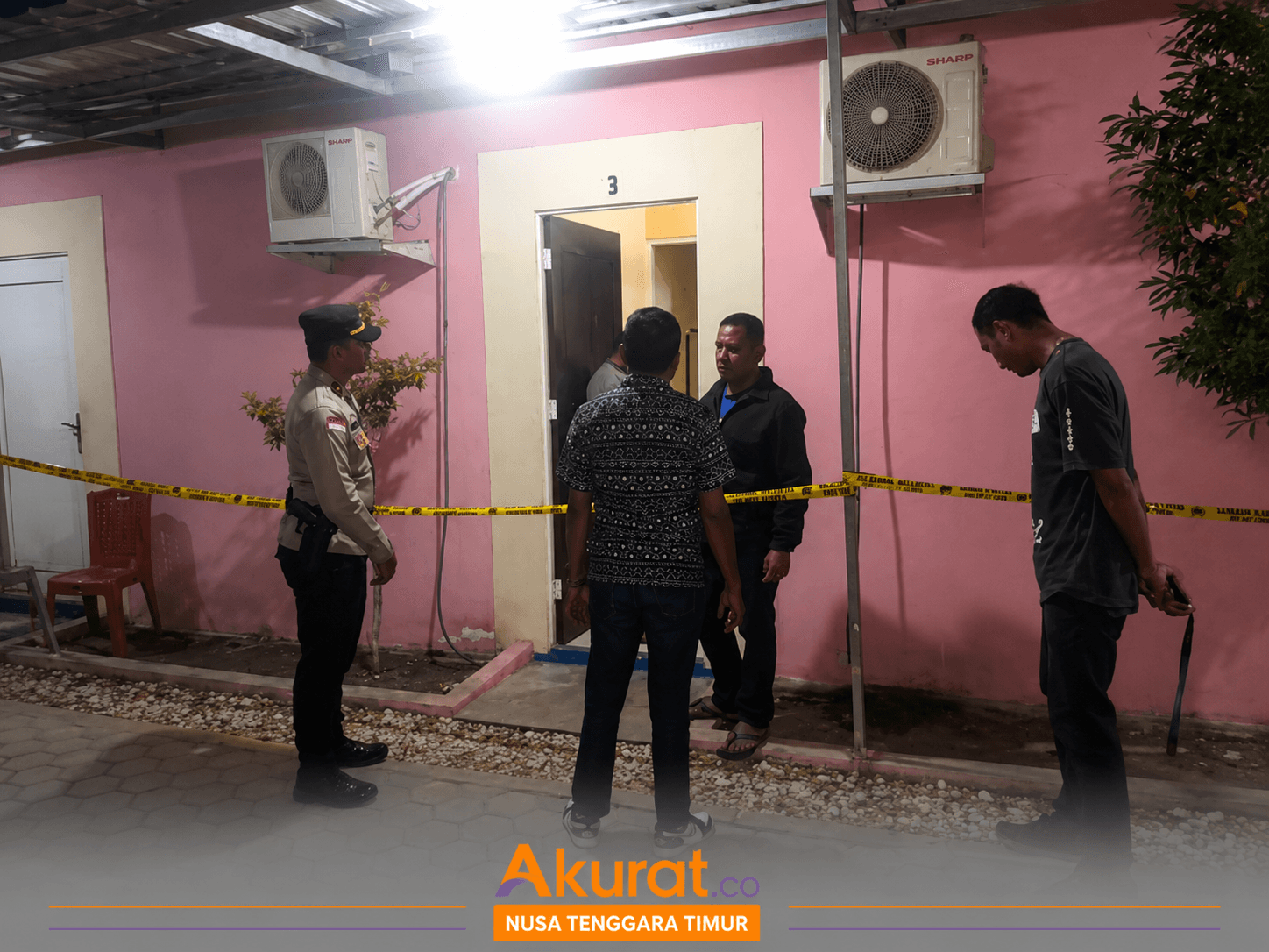 Lansia Ditemukan Tewas Dalam Kamar Kos di Kota Kupang