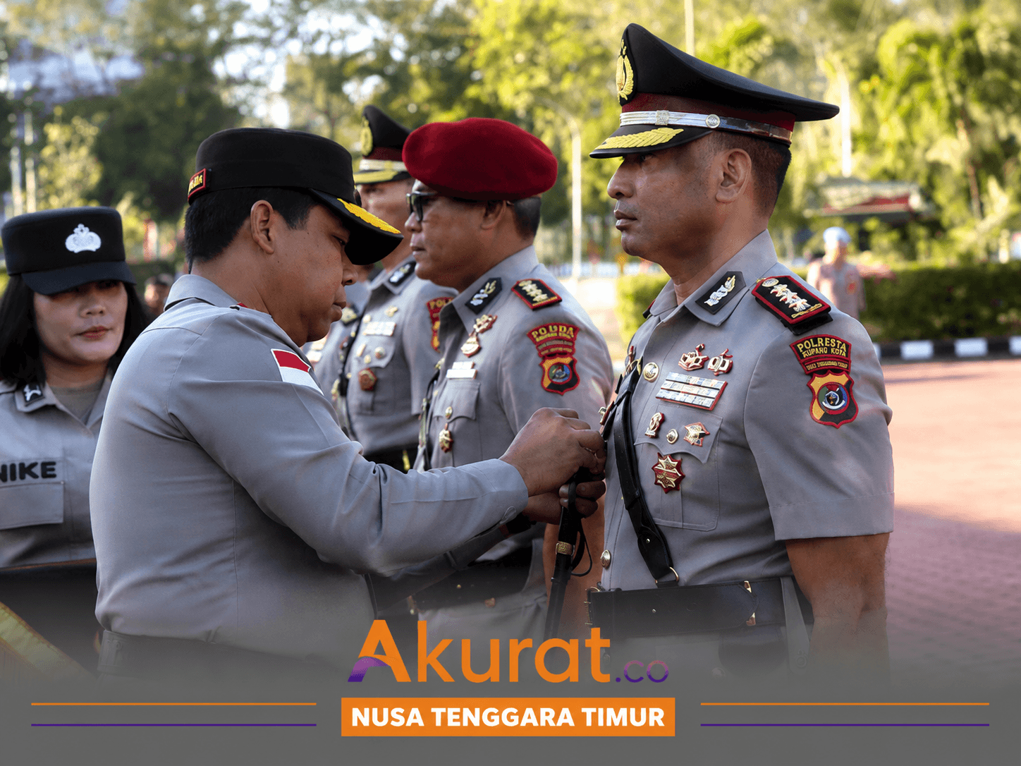 Kombes Pol. Nelson Filipe Dias Quintas, Resmi Jabat Kapolresta Kupang Kota
