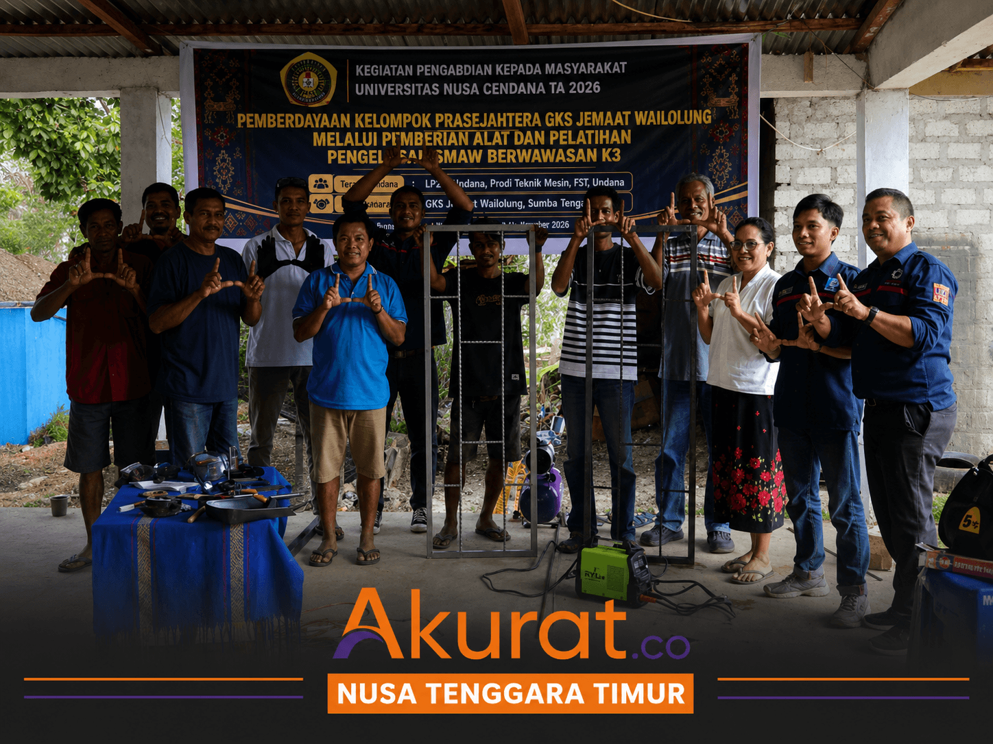 PKM Undana Menyasar Kelompok Prasejahtera Gereja Kristen Sumba di Desa Anaijaka