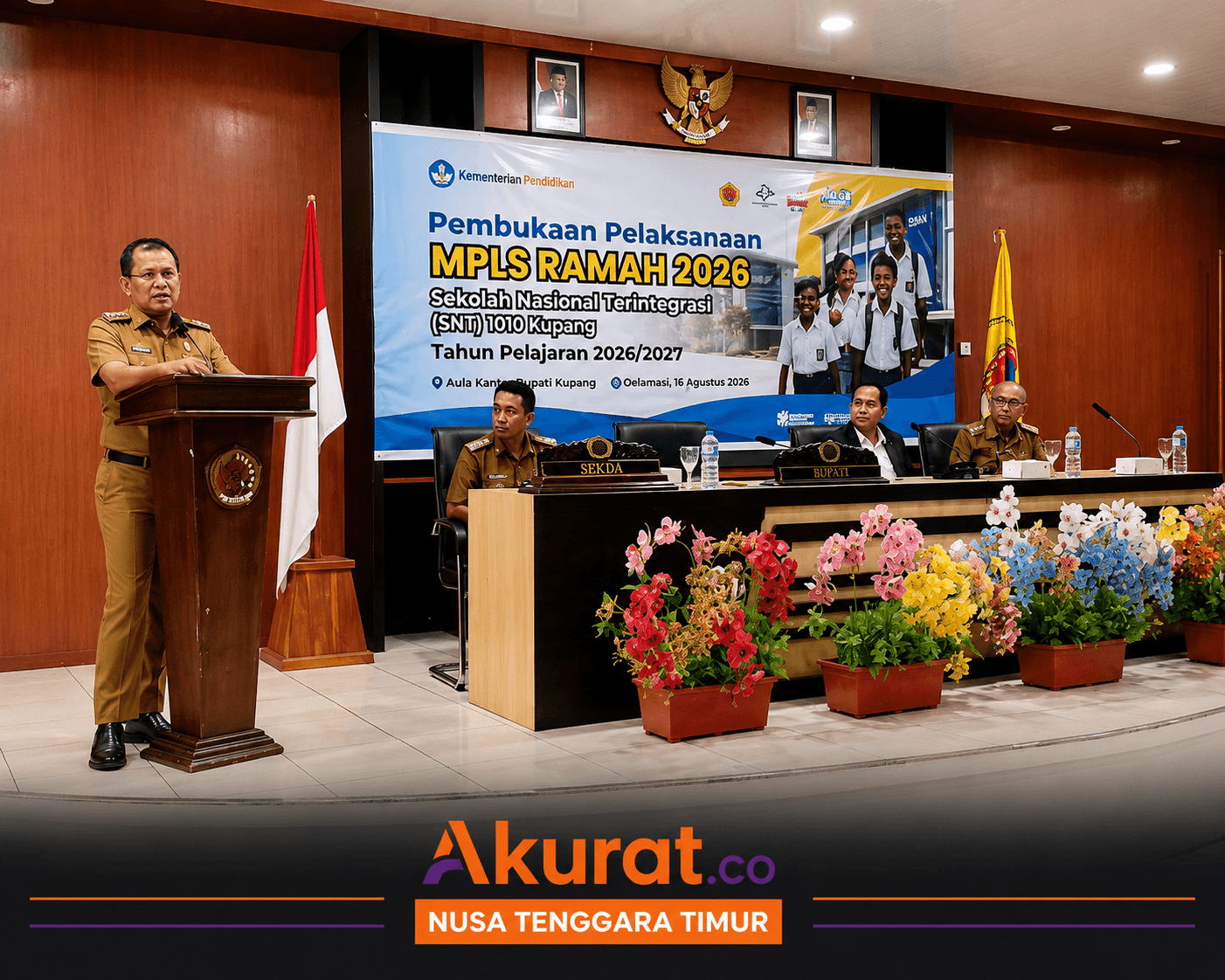 MPLS SNT Kabupaten Kupang Dimulai, Bupati Siapkan Lahan Perluasan Sekolah