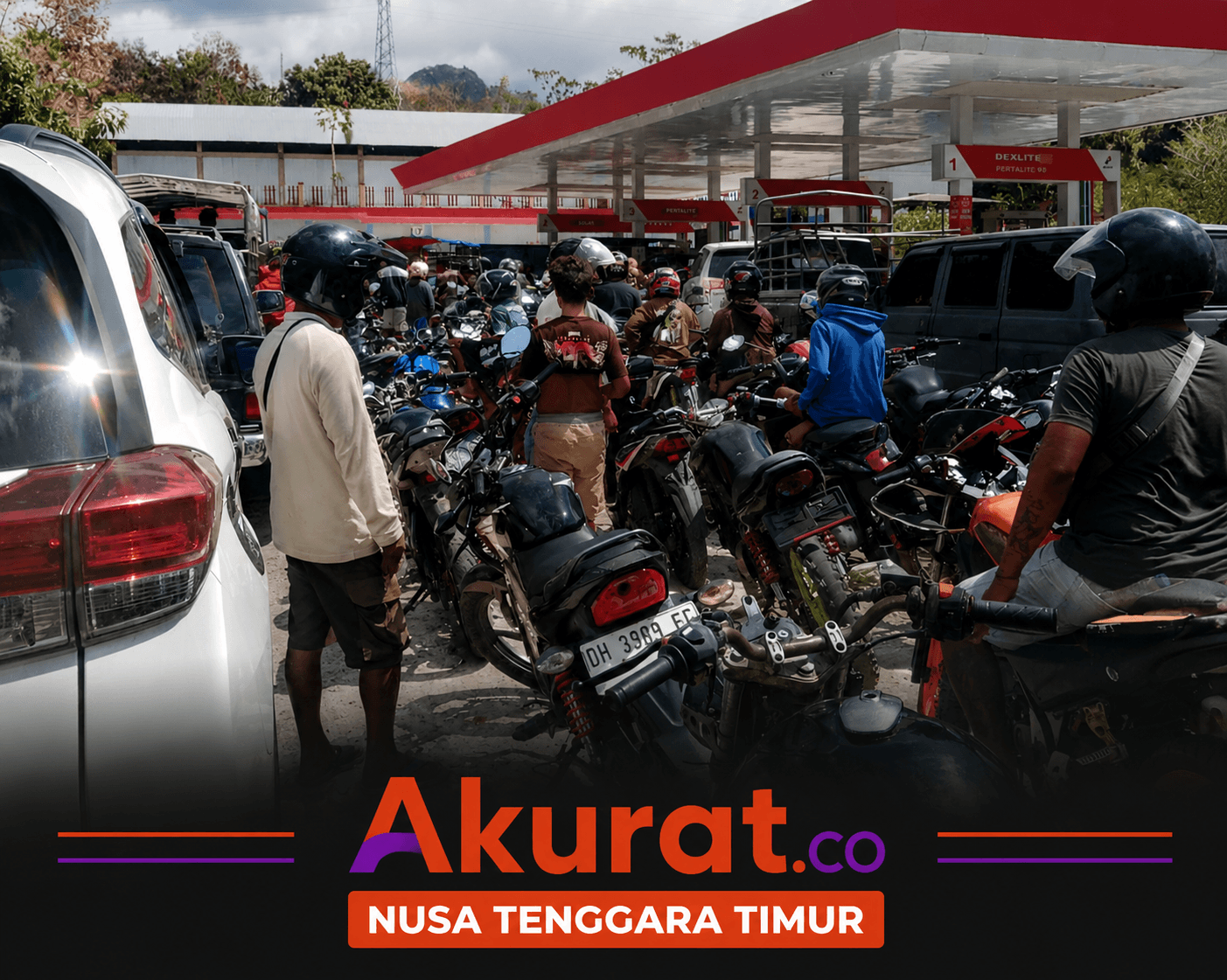 Kelangkaan BBM Subsidi di Kota Batas RI-Timor Leste Kian Parah, Muncul Fenomena Motor Tangki 'Gede'