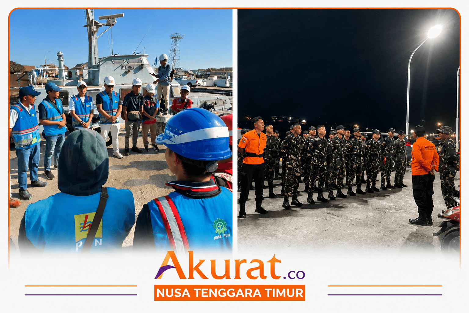 PLN Kerahkan Tim BKO Pulihkan Listrik di Palue, Kantor SAR Kupang Kerahkan KN. Antareja 233