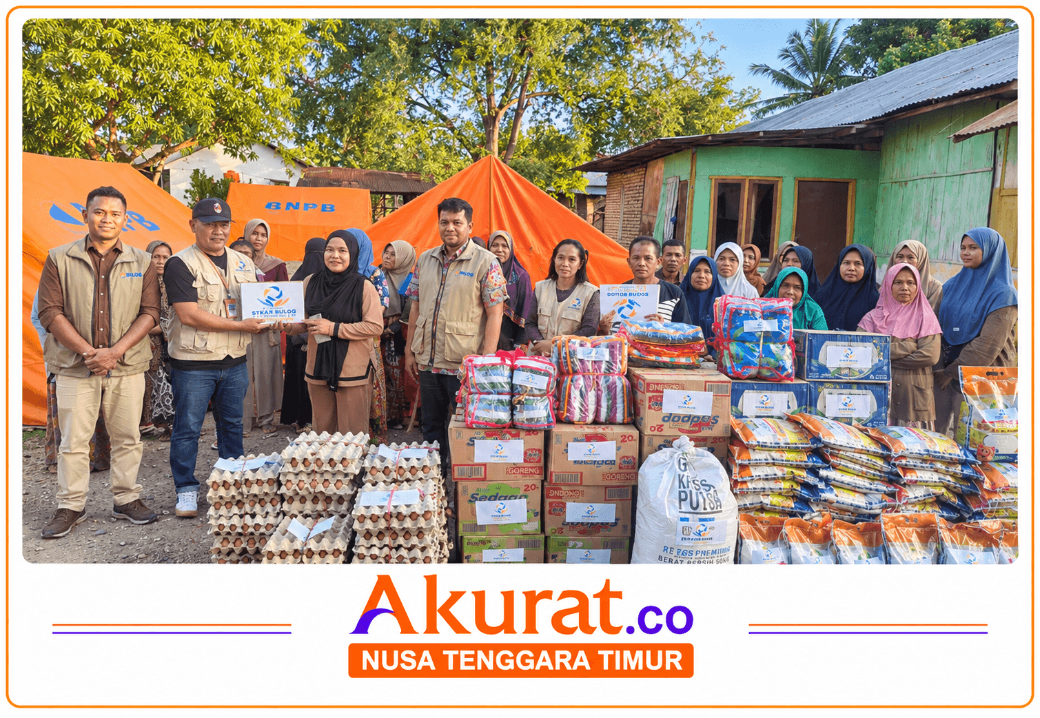 27 Hari Pascagempa, BULOG NTT Terus Salurkan Bantuan bagi Masyarakat Terdampak Bencana Gempa di Pulau Flores