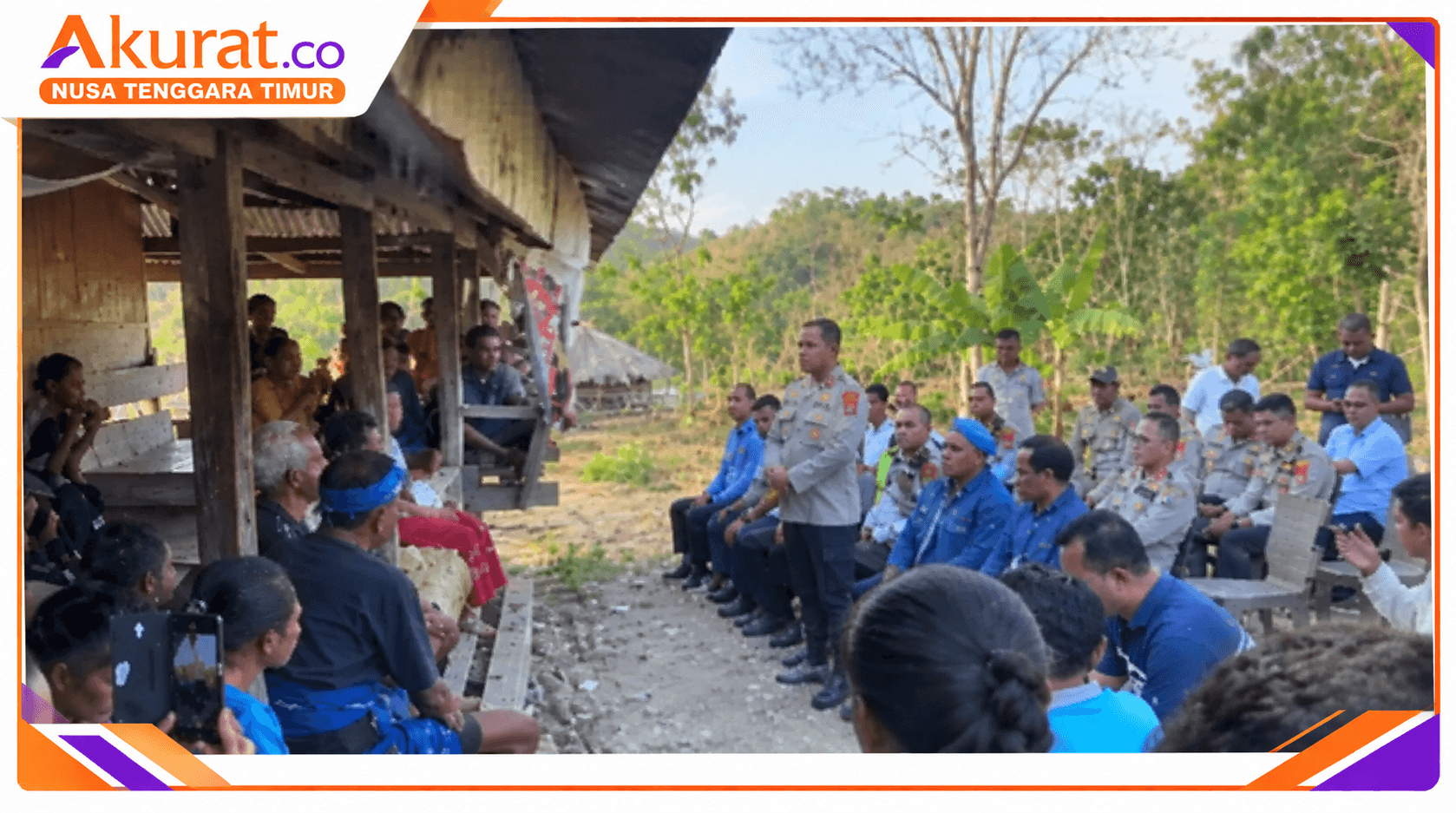 Lawatan Polda NTT ke Rumah Duka Korban Penembakan di Sumba Barat