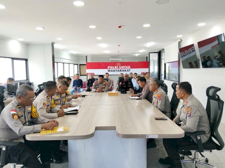 Polres Manggarai Barat Bahas Taktik Pengamanan Pilkades Serentak 2026