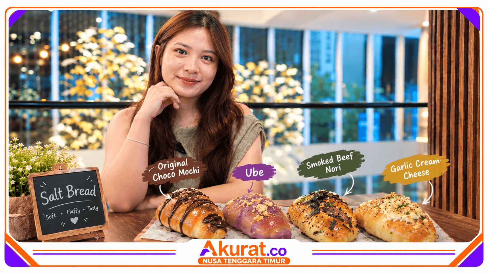 Berawal dari Tren di Amerika, Sasha Hadirkan Salt Bread Pertama di Kupang