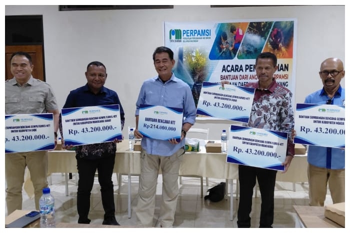 PERPAMSI Salurkan 214 Juta untuk Lima Perumda Terdampak Gempa Flores