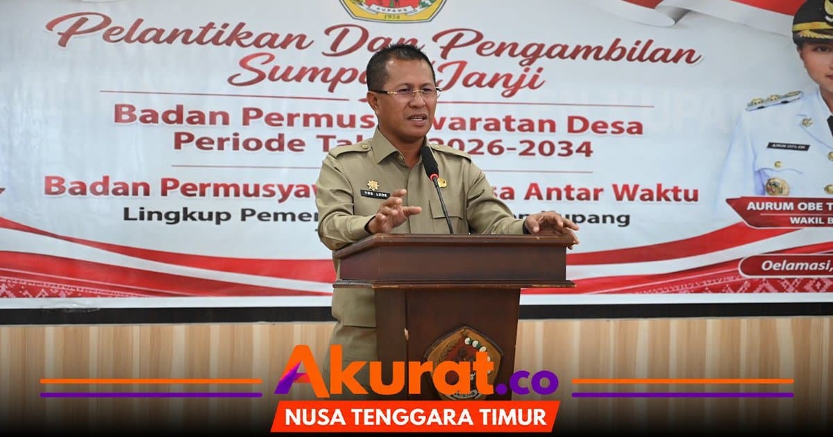 BUPATI KUPANG LANTIK 52 ANGGOTA BPD PERIODE 2026–2034